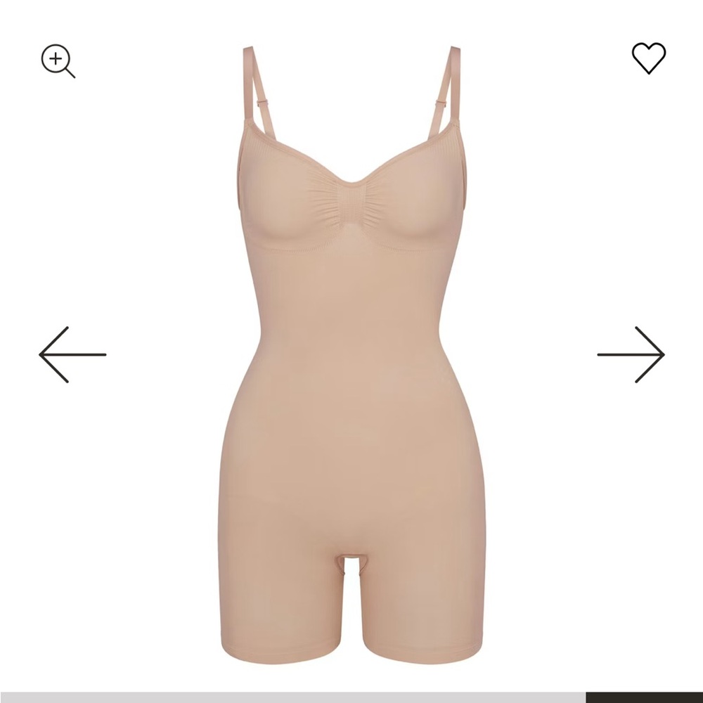 SKIMS Seamless Sculpt Mid Thigh Bodysuit